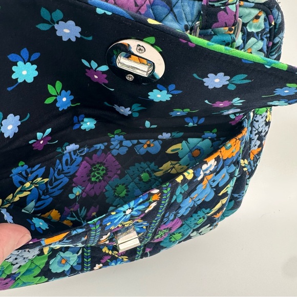 Vera Bradley Midnight Blues Multicolor Floral Shoulder Bag - Picture 3 of 13